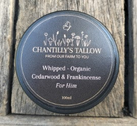 Cedarwood & Frankincense Tallow Balm (Men's)