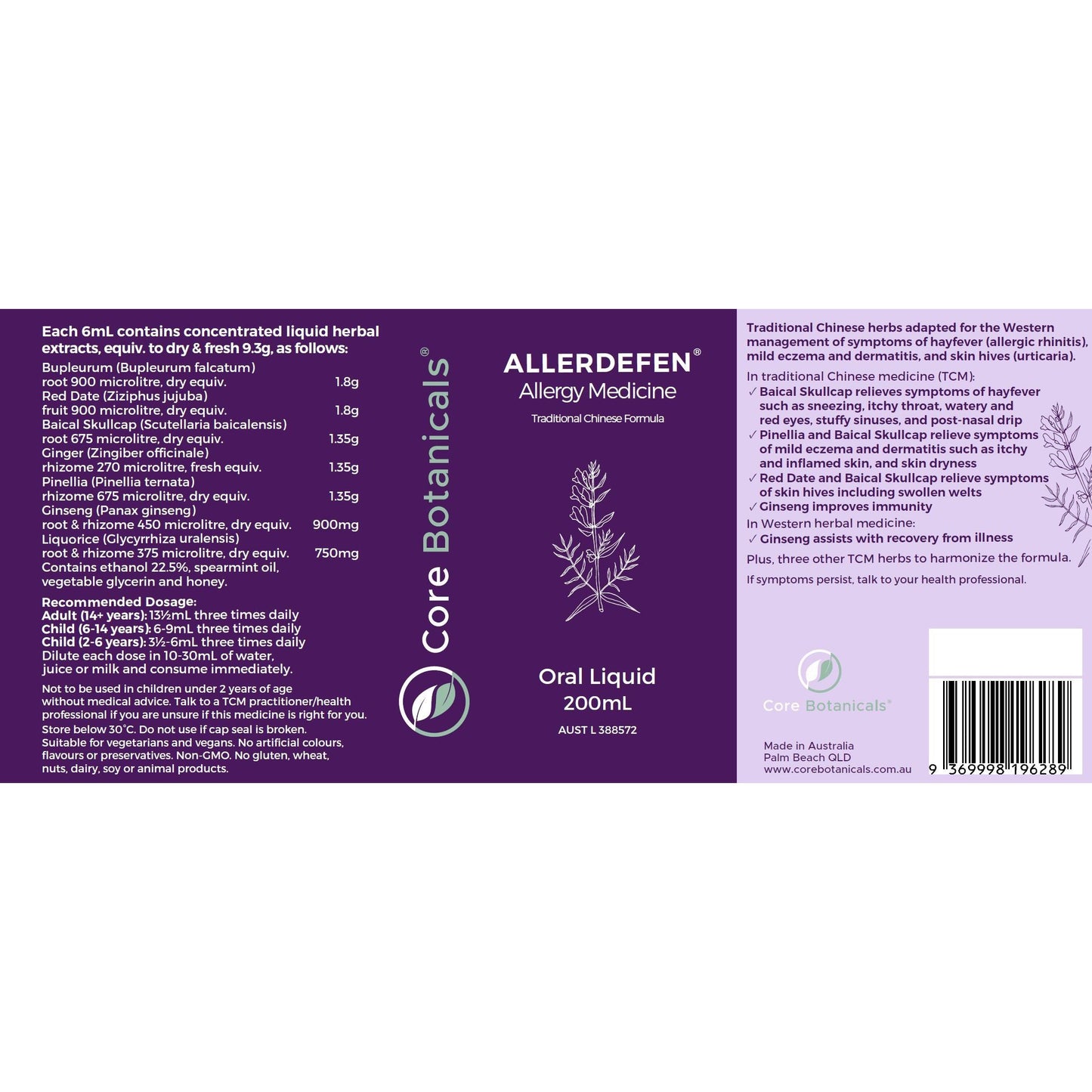 ALLERDEFEN Allergy Medicine 200mL