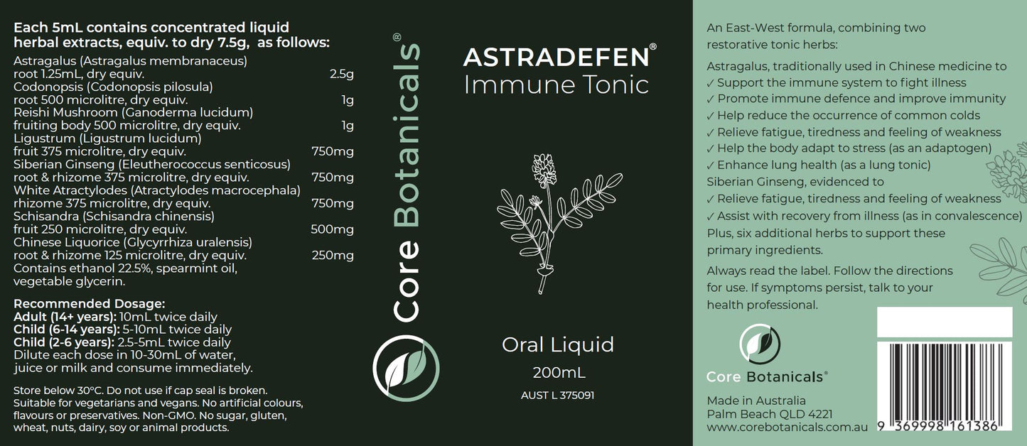 ASTRADEFEN Immune Tonic 200mL