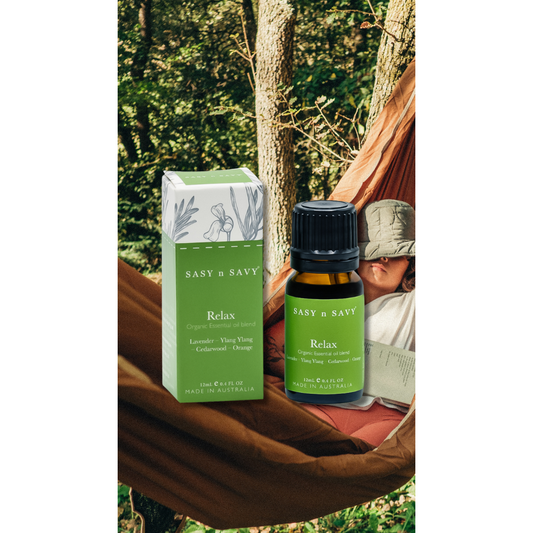 Relax Organic Essential Oil Blend 12mL
