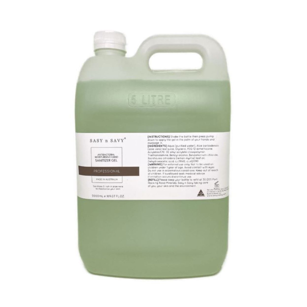 Antibacterial Moisturising Sanitizer Gel 5000mL