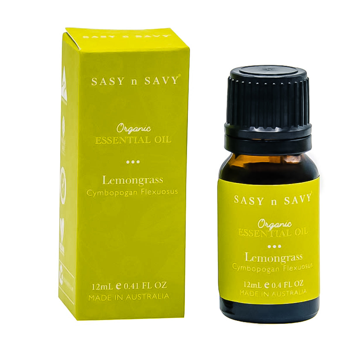 Lemongrass (Cymbopogan Flexuosus) Essential Oil 12mL
