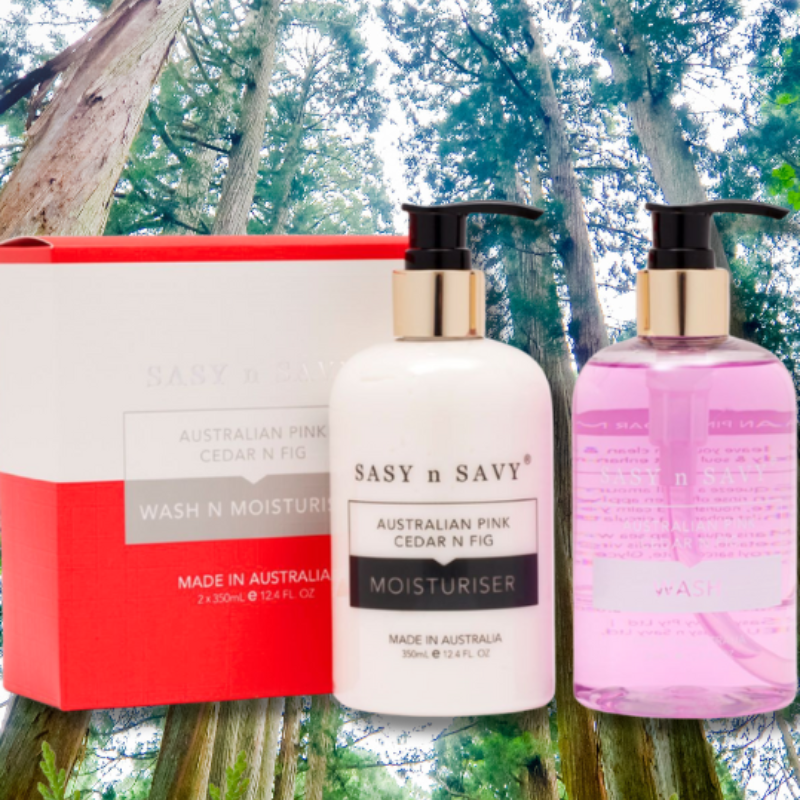 Australian Fig n Pink Cedar Wash n Moisturiser twin pack