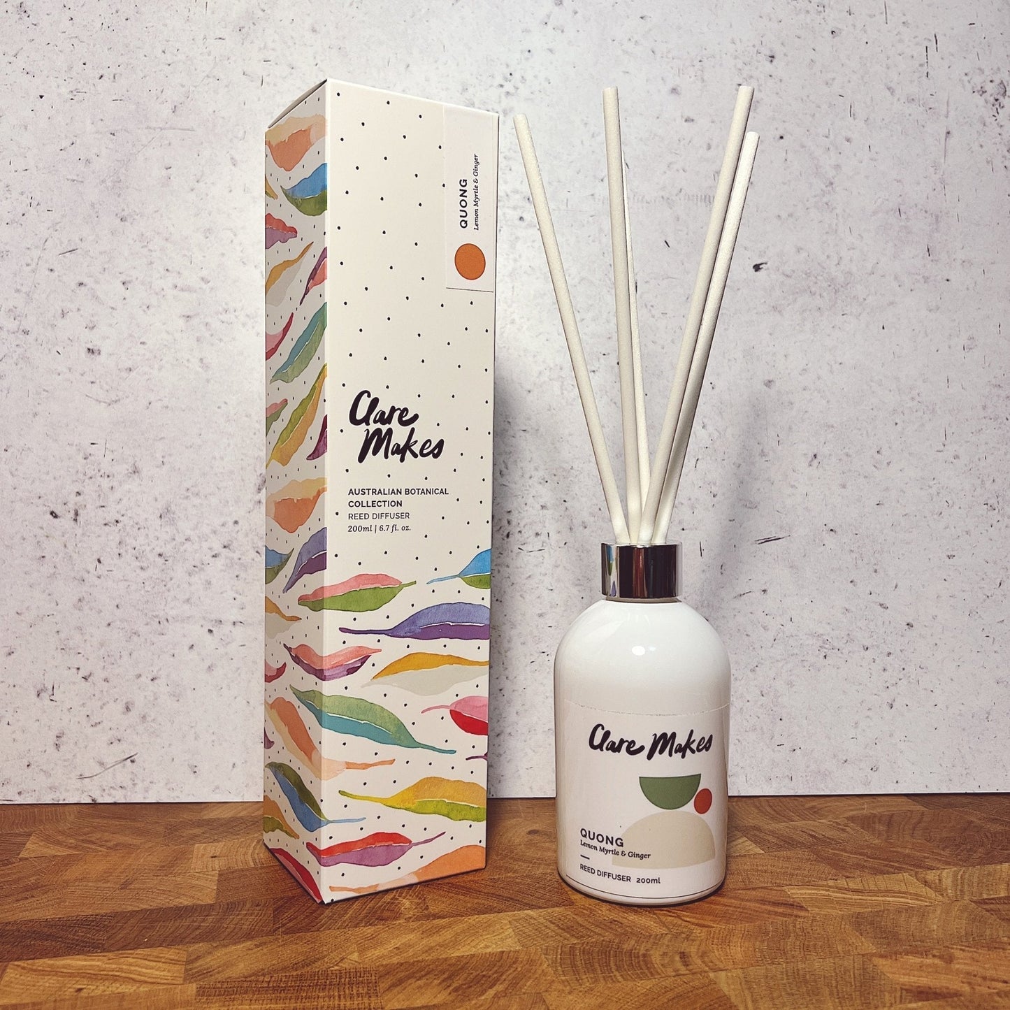 Clare Makes Quong Reed Diffuser - Australian botanical scent
