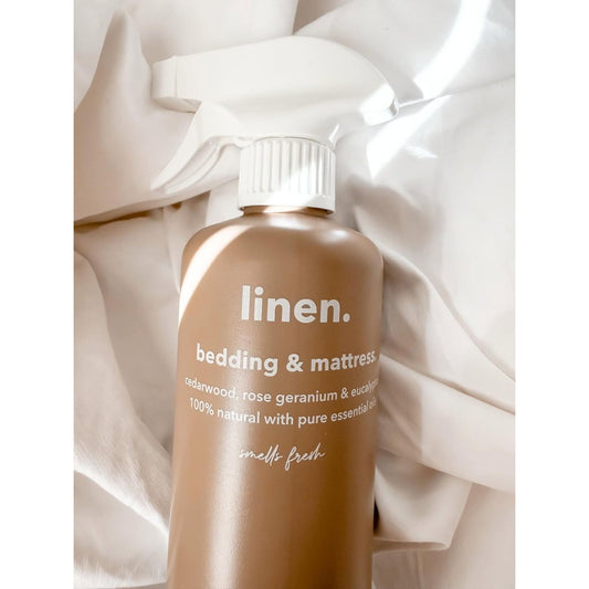 Natural Linen Spray Rose Geranium & Himalayan Cedarwood