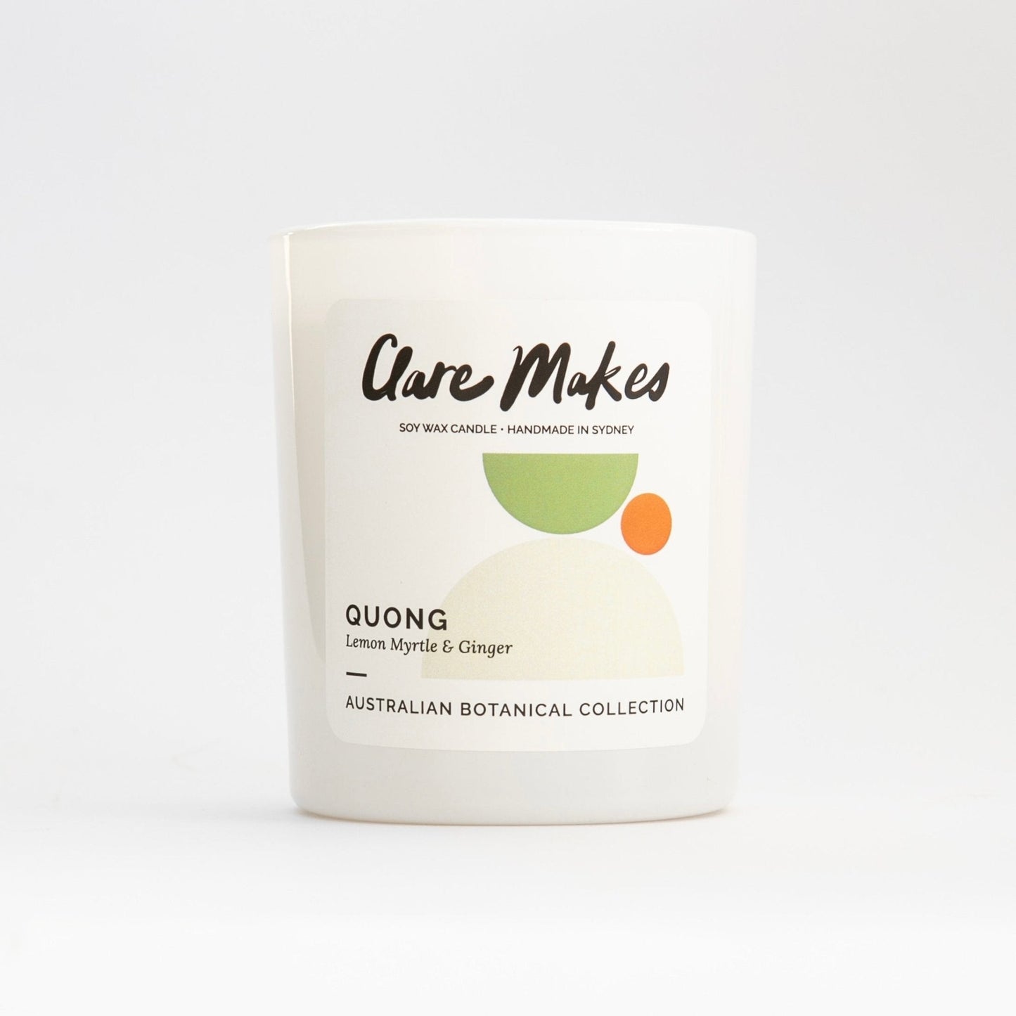 Clare Makes Quong Medium Candle - Australian botanical scent