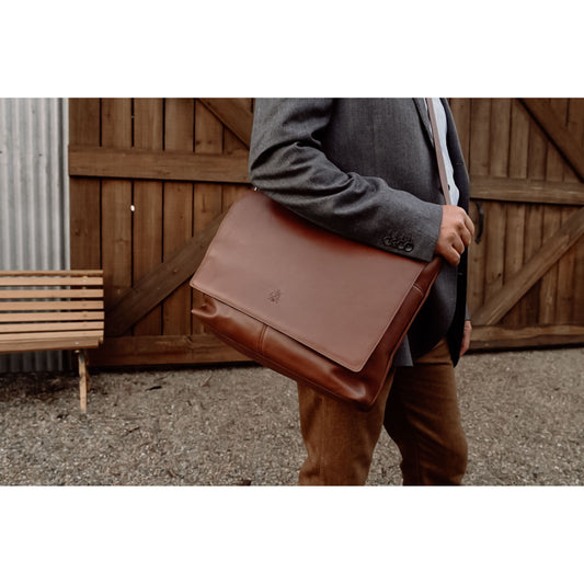 Tenterfield Laptop Satchel - Aussie Bush Leather