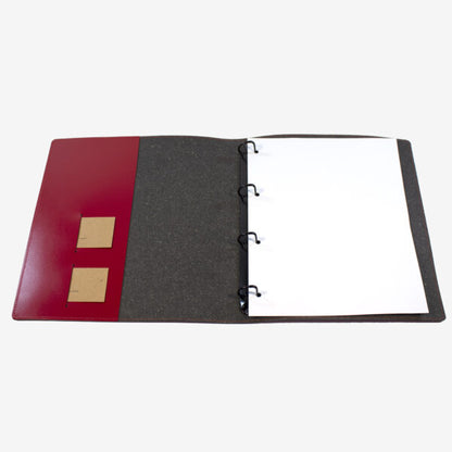 A4 Eco Leather Ring Binder