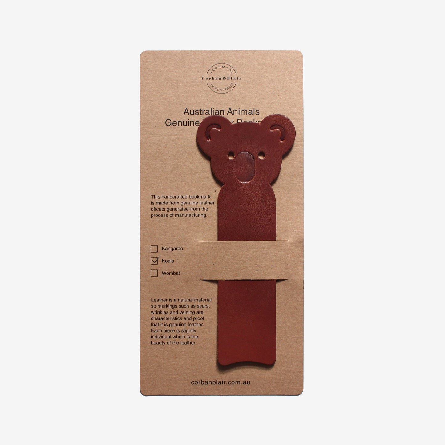 Australian Animals Bookmark - Koala
