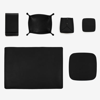 Artisan Leather Desk Set 6 pieces