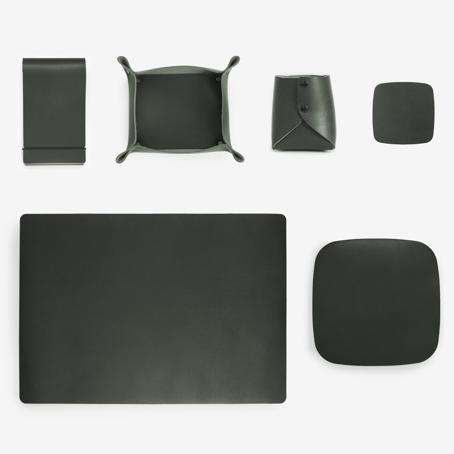 Artisan Leather Desk Set 6 pieces