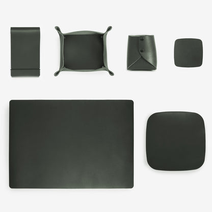 Artisan Leather Desk Set 6 pieces
