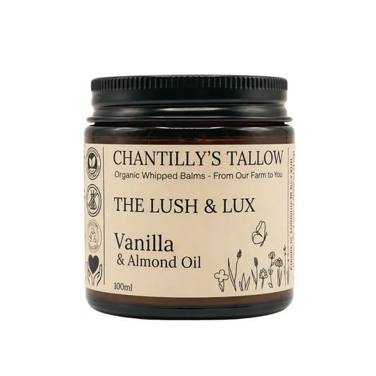Vanilla & Almond Tallow Balm | The Lush & Lux