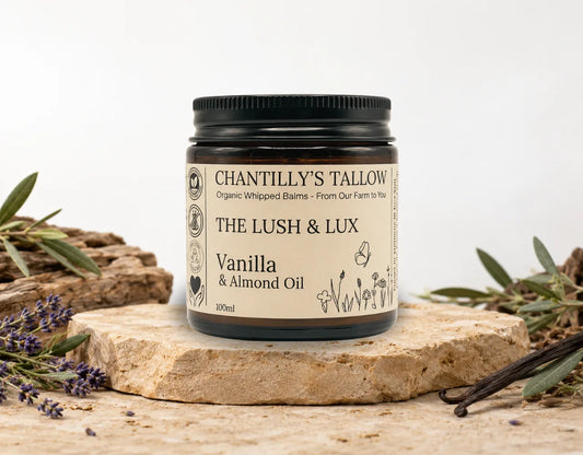 Vanilla & Almond Tallow Balm | The Lush & Lux