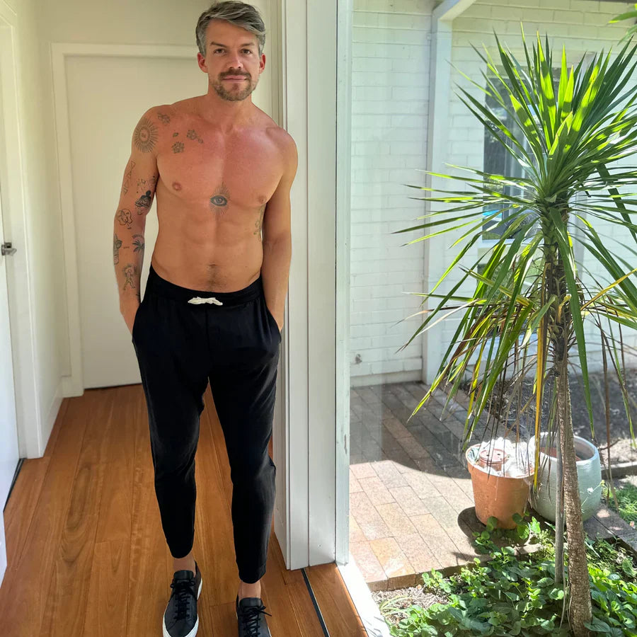 Bamboo Byron Lounge Pant - Black