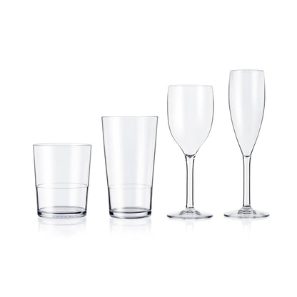 Palm Alfresco Styrene Highball 500ml pack of 4