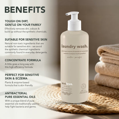 Natural Laundry Detergent for Sensitive Skin – Euclove