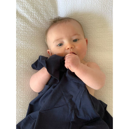 Superfine Merino Baby Blanket - Indigo