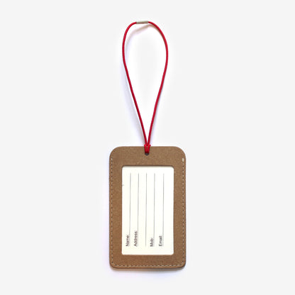 Eco Leather Luggage Tag