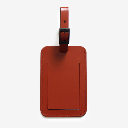 Eco Leather Luggage Tag with Buckle
