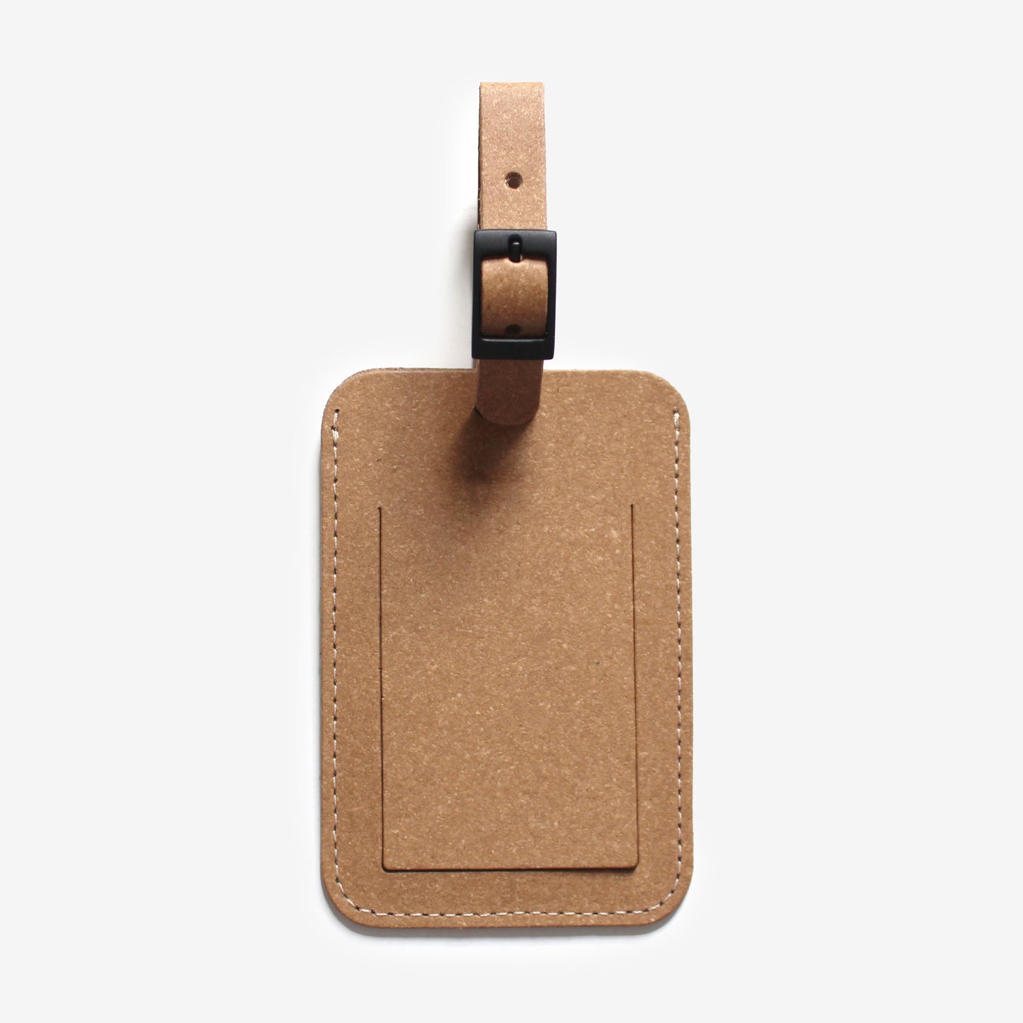 Eco Leather Luggage Tag with Buckle