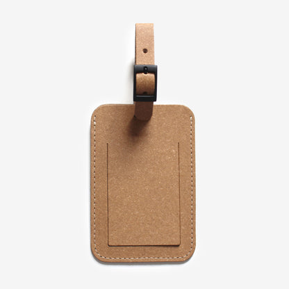 Eco Leather Luggage Tag with Buckle