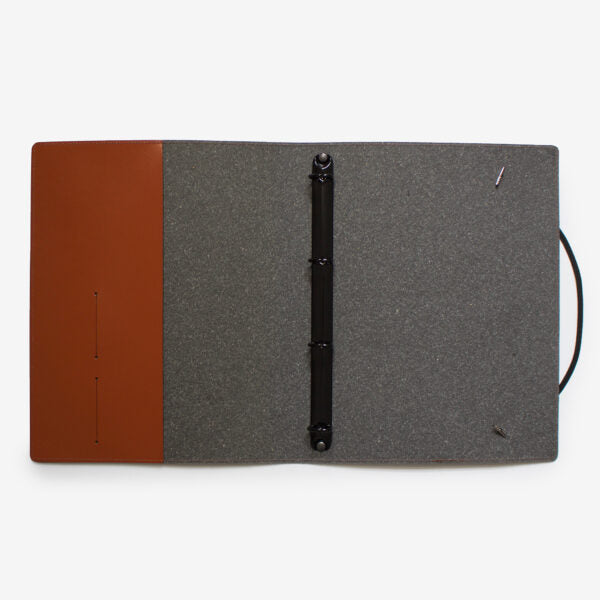 A4 Eco Leather Ring Binder