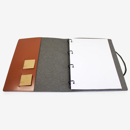 A4 Eco Leather Ring Binder