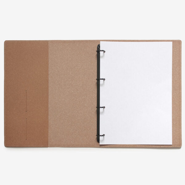 A4 Eco Leather Ring Binder