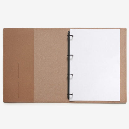 A4 Eco Leather Ring Binder