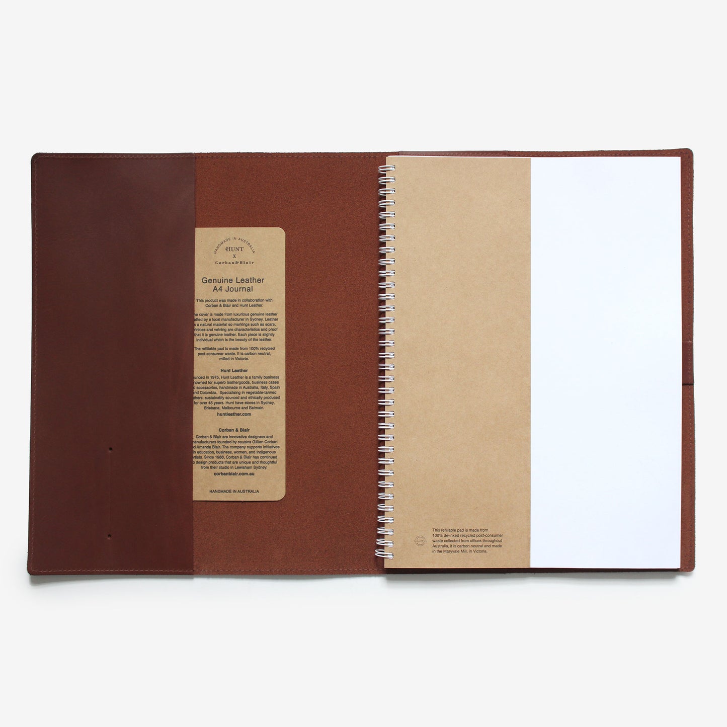 A4 Genuine Leather Journal