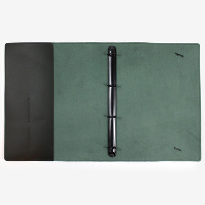 A4 Genuine Leather Ring Binder