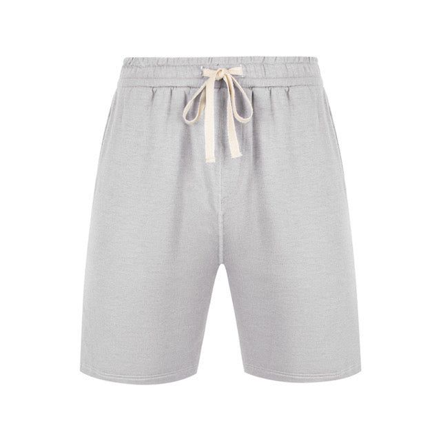 Bamboo Avalon Drawstring Shorts - Grey Marl