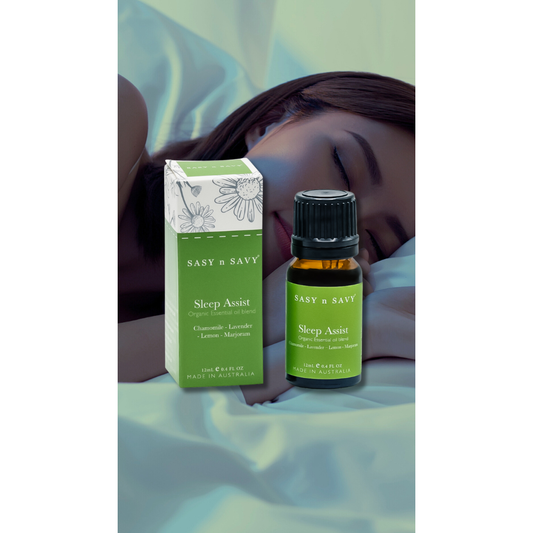 Sleep Assist Organic Essential Oil Blend 12mL