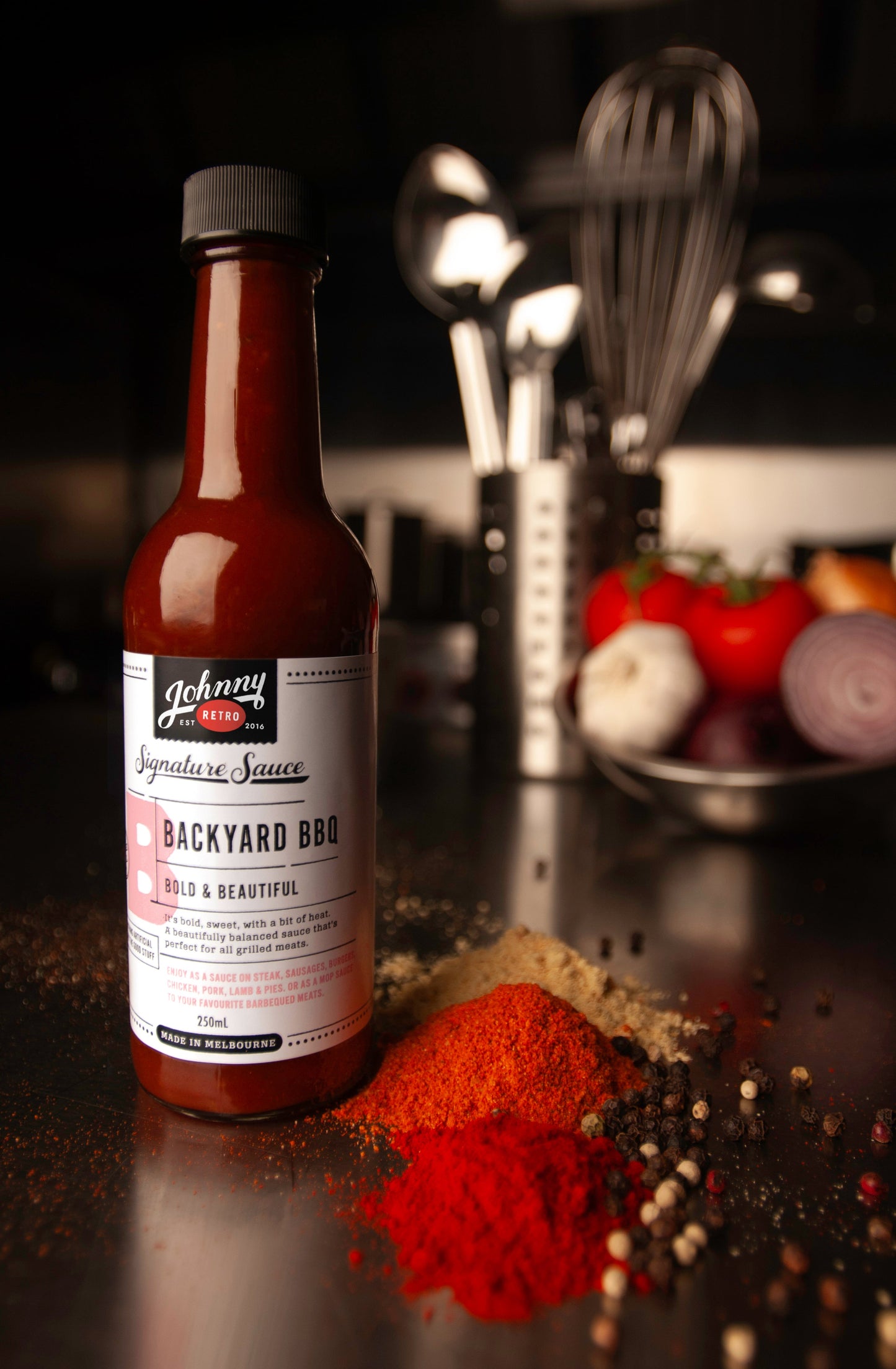 Backyard BBQ Sauce — Bold, Smoky & Australian-Made — Johnny Retro, made in Melbourne