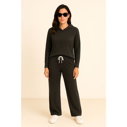 Paddington Pocket V Hoodie - Black