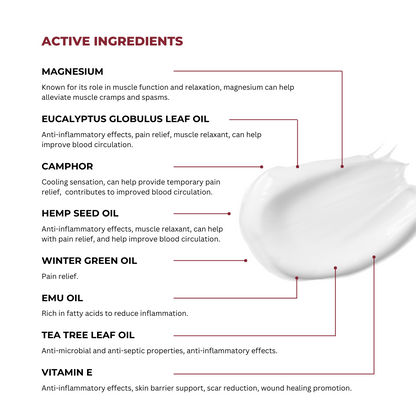 Magnesium Muscle Rub Cream 120mL