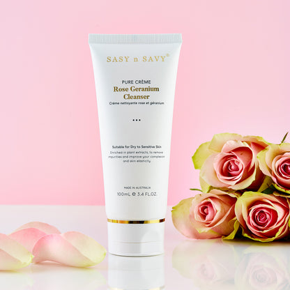 Pure Creme Rose Geranium Cleanser 100mL