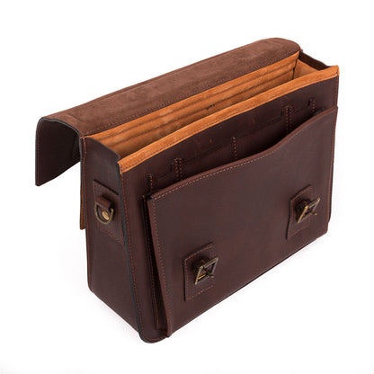 Computer Satchel - Aussie Bush Leather