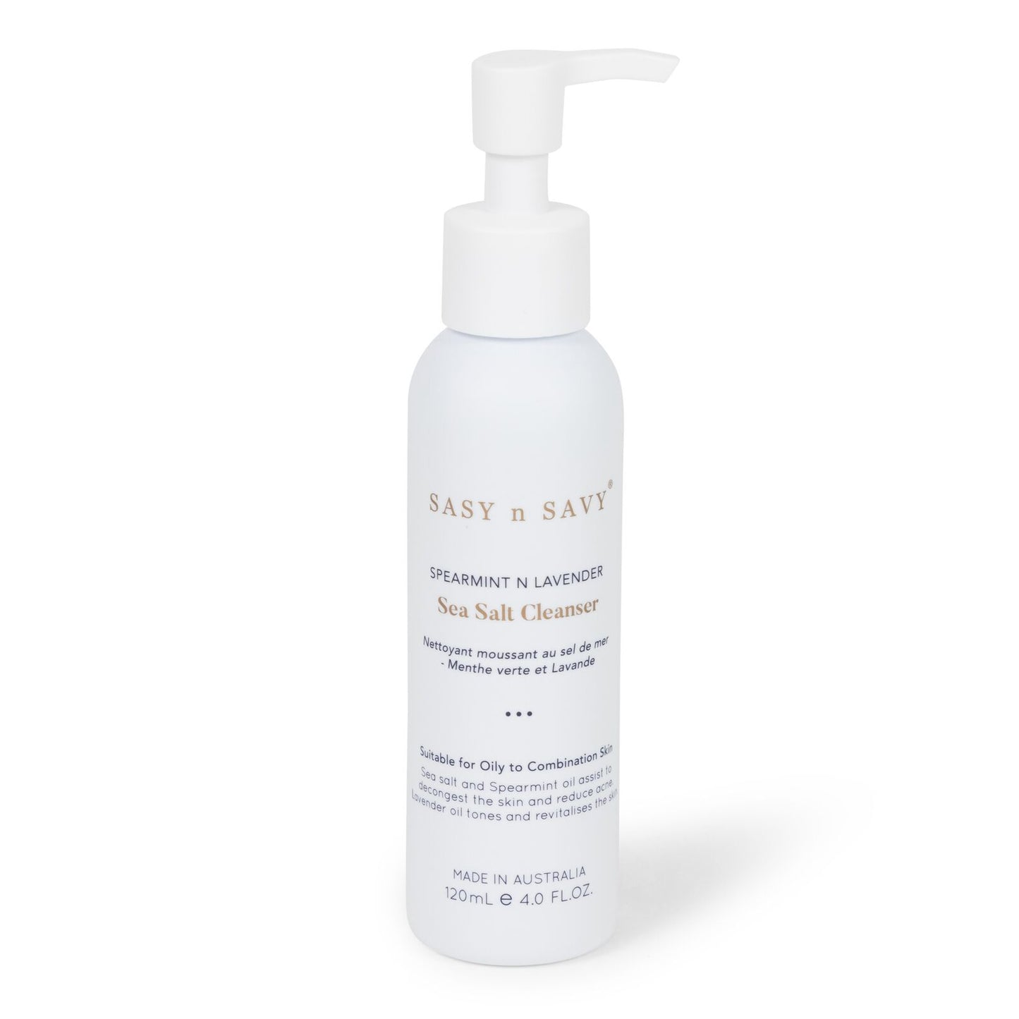 Spearmint n Lavender Sea Salt Foaming Cleanser 120mL