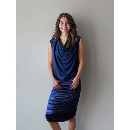 Noosa Premium Bamboo Skirt - Midnight Blue