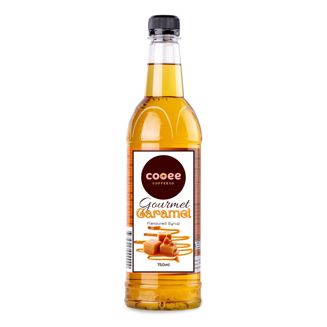 Gourmet Caramel Syrup 750ml from Cooee Coffee Co