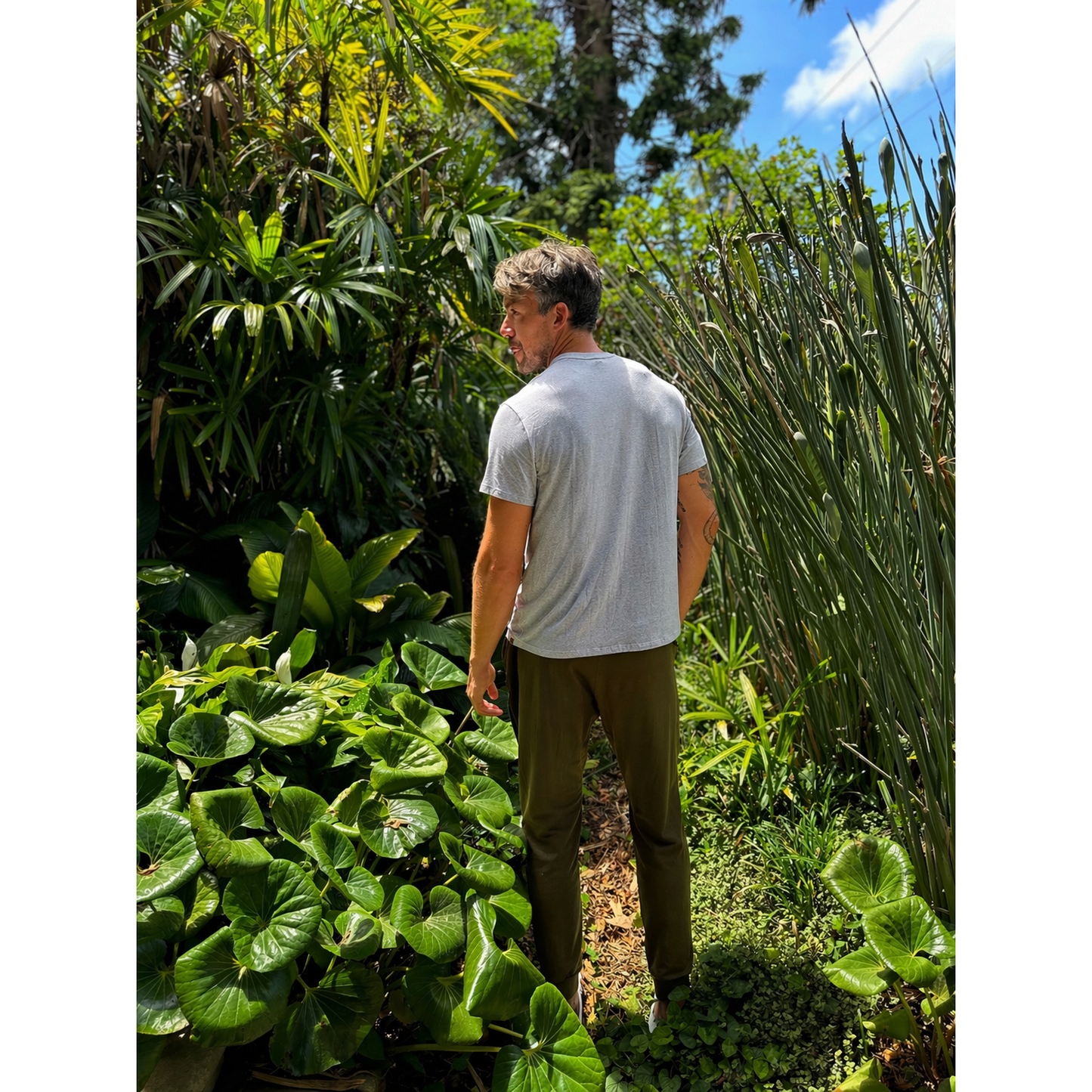 Limited Edition Bondi Tee- Bamboo Lyocell Tee - Storm Grey