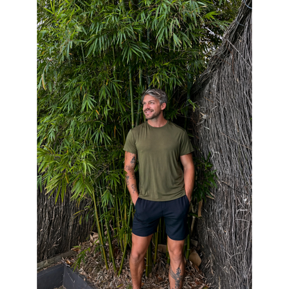 Limited Edition Bamboo Lyocell Tee - Khaki