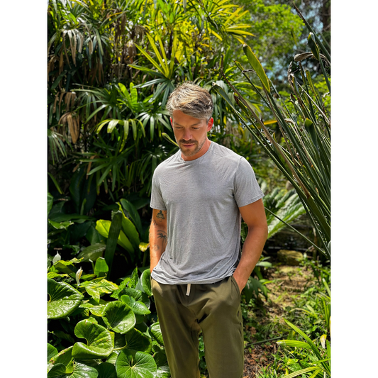 Limited Edition Bondi Tee- Bamboo Lyocell Tee - Storm Grey
