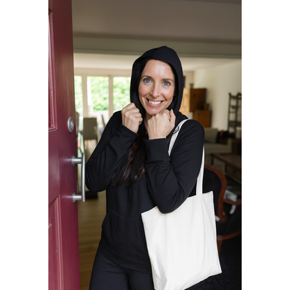 Paddington Pocket V Hoodie - Black