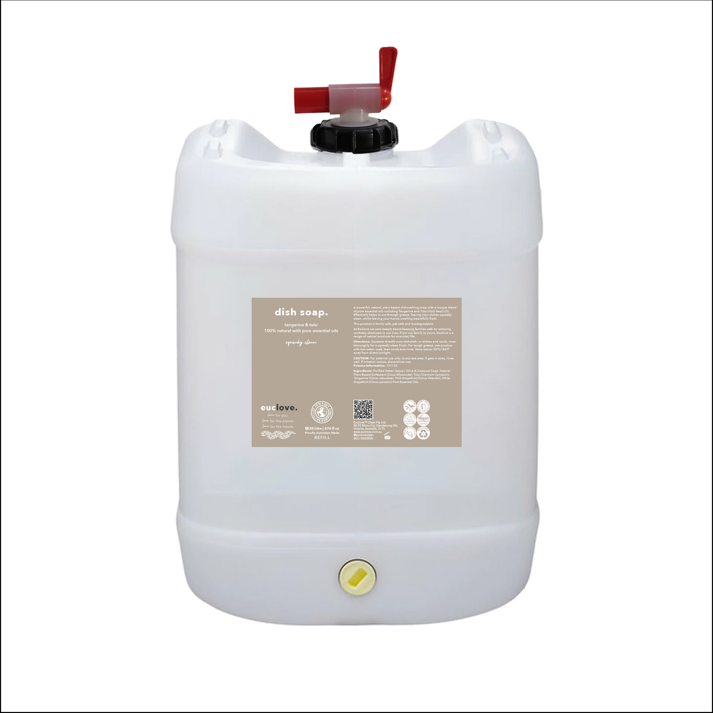 Foodsafe Dish Soap with Antibacterial Essential Oils (dishwash)