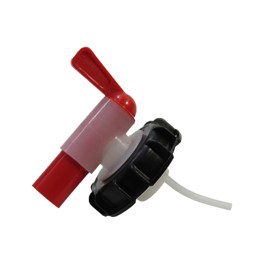 Mess free drum cap with tap (fits 20L bulk cans)