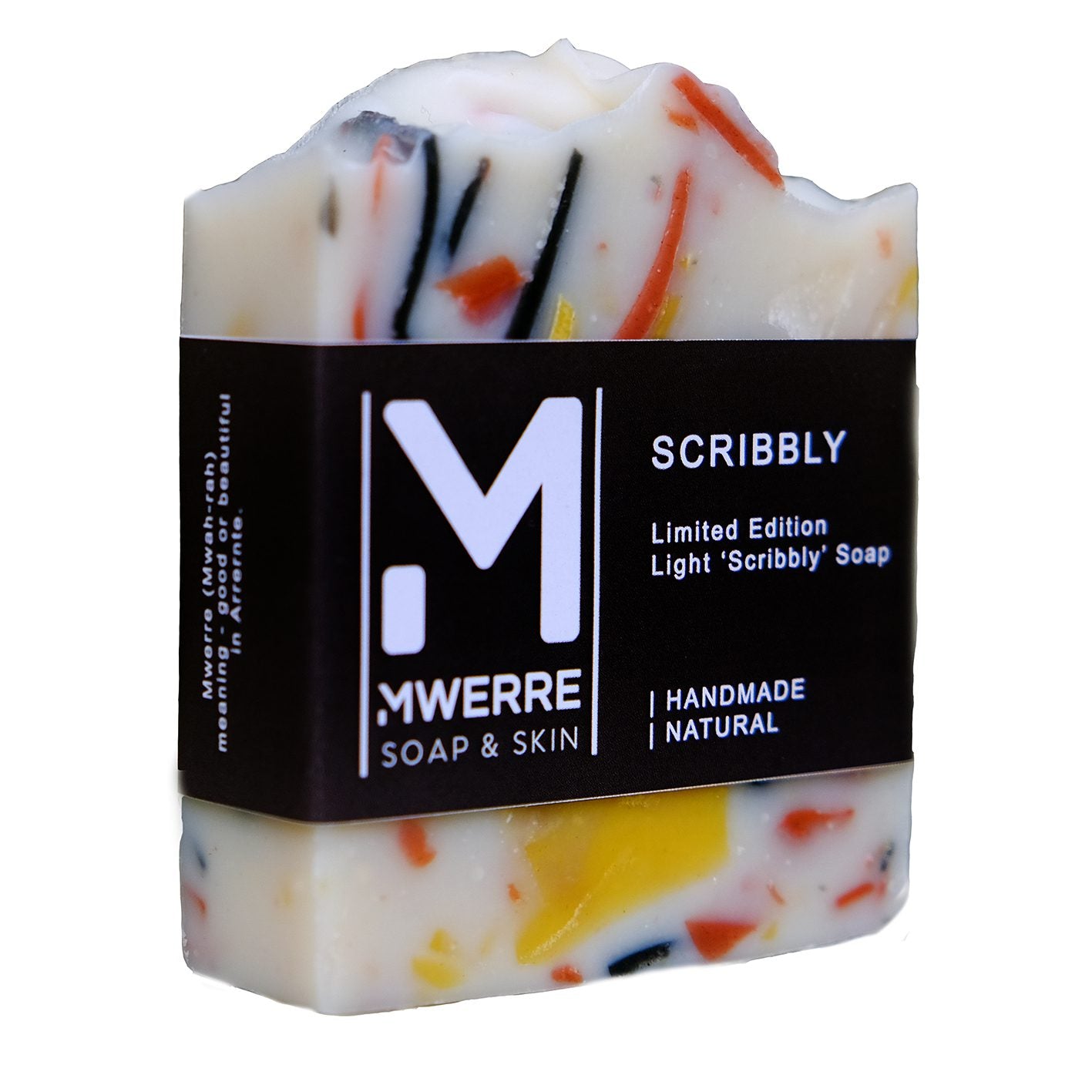 Scribbly Soap – Red, Black & Yellow