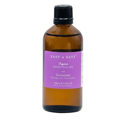 Geranium (Pelargonium Graveolens) Essential Oil 100mL